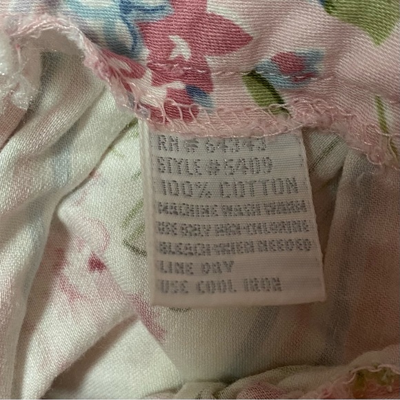 Floral Midi Skirt Size 4 Pink Cottage-Core - Picture 6 of 7